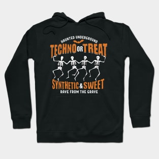 TECHNO - Or Treat Halloween Sweet (White) Hoodie